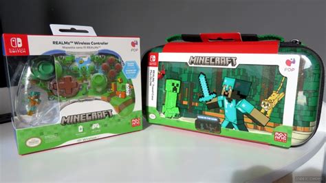 Nintendo Switch Minecraft REALMz Controller Review · Plus a cool travel ...