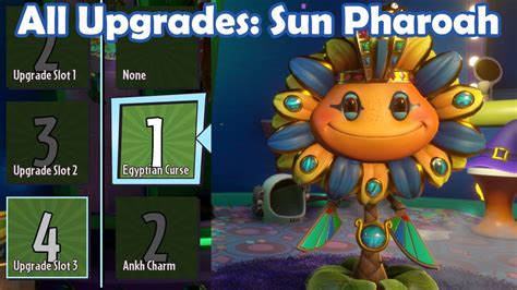 All Upgrades Sun Pharoah Loads Of Variants Pvz Gw Mod Youtube