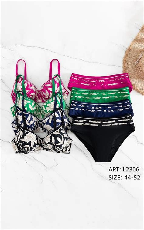 L Bikini A Flores Con Braga Alta