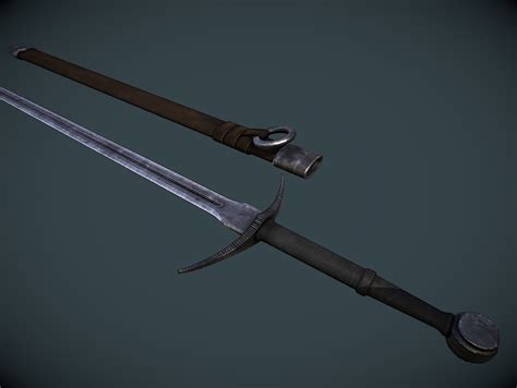 3d Model Bastard Sword