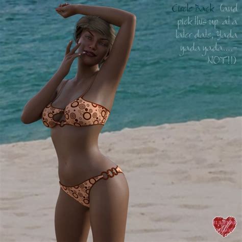 Naughtycal For The Aylin Bikini For G F And G F D Models For Daz