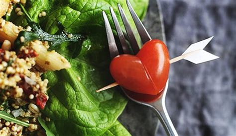 Valentinstag Menü romantisches Essen mit Herzformen fresHouse