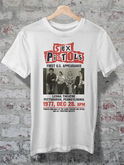 T Shirt Quality CAMISETA SEX PISTOLS FIRST US APPEARANCE R 72 99 Em