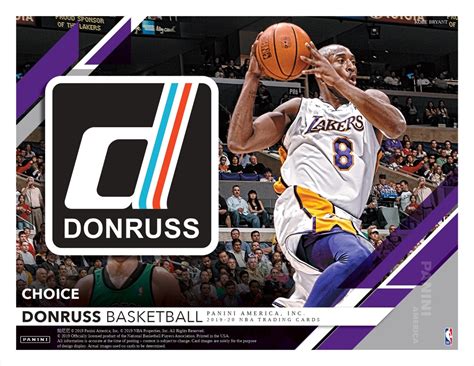 NBA 2019 20 PANINI DONRUSS BASKETBALL CHOICE INTL Trading Card Journal