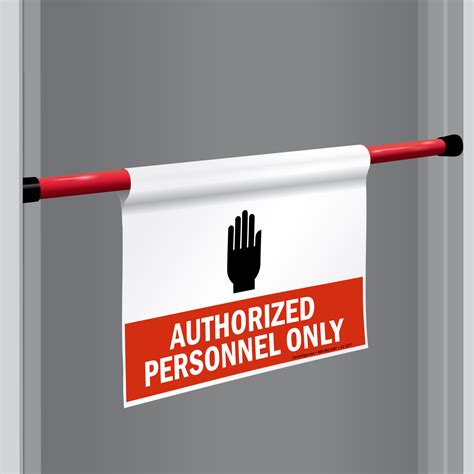 Authorized Personnel Only Signs Indoor Outdoor Security