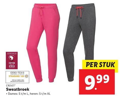 Sweatbroek Aanbieding Bij Lidl