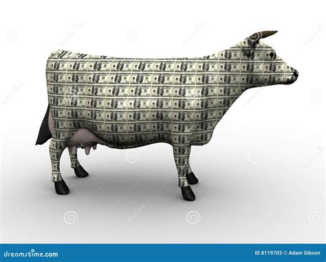 Cash Cow Stock Illustration Illustration Of Business 8119703