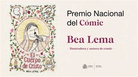 Bea Lema Premio Nacional del Cómic 2024 Coser un cómic es dejar de