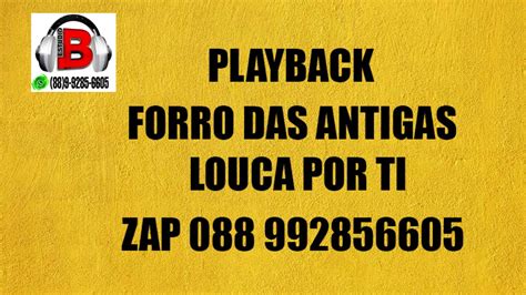 Playback Versao B Louca Por Ti Calcinha Preta Tom Baixo Dema Youtube