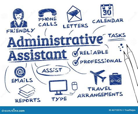 Assistant Administratif Illustration Stock Image 46715576