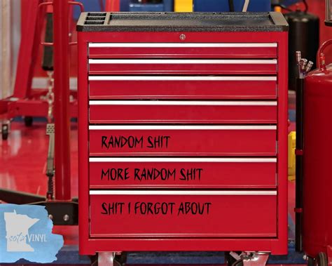 Tool Box Labels Custom Toolbox Decals Organization Etsy