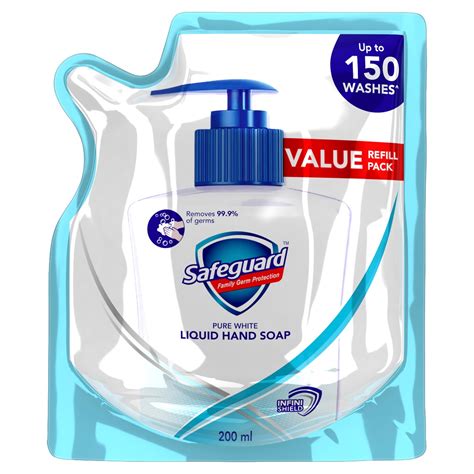 SAFEGUARD LIQUID HAND SOAP WHITE 200ML R All Day Supermarket