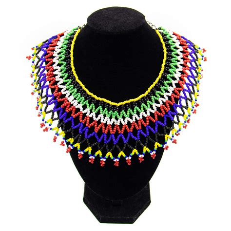 Buy Auearcolorful Beaded Necklace Maasai Necklace South African