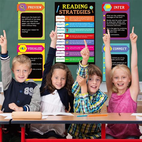 Mua 10 Pieces Reading Strategies Posters Educational Bulletin Board Set For Classroom Laminated