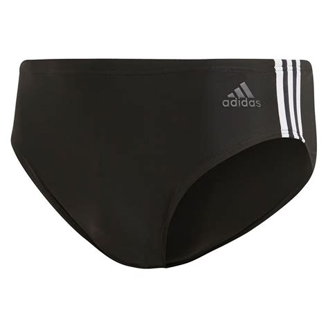 Adidas Infinitex Fitness 3 Stripes Swimming Brief Black Swiminn