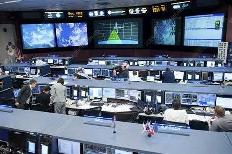 SpaceX Dragon Capsule Mission Control Stock Image C014 7454