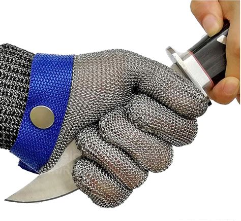 Schwer Cut Resistant Gloves Stainless Steel Wire Metal Mesh Butcher