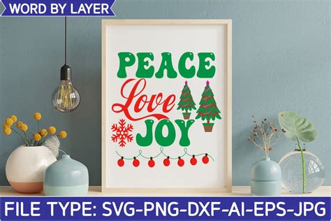 Peace Love Joy Svg Graphic by Anjel Resmi · Creative Fabrica