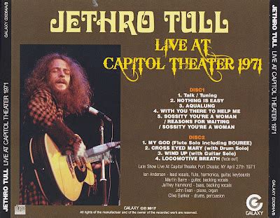 T U B E Jethro Tull Port Chester Ny Aud Flac