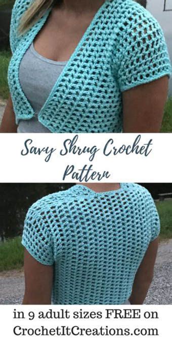 Savy Shrug Crochet Pattern Artofit