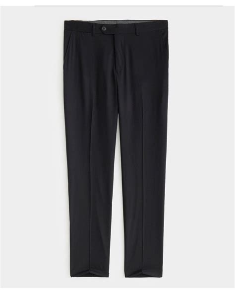 Todd Snyder Italian Wool Foundation Sutton Suit Pant In Black For Men