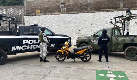 Detienen Ssp Y Gn A Uno En Posesi N De Motocicleta Con Reporte De Robo