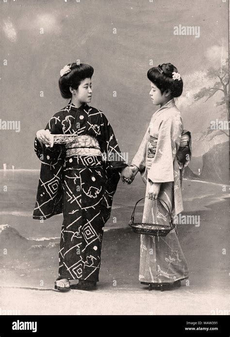 1910s Japan Japanese Women In Kimono — Young Japanese, 42% OFF