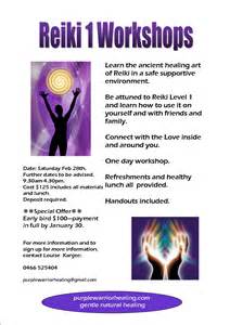 Reiki 1 Workshop Book Now