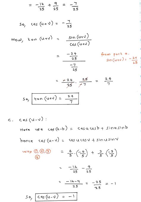 Solved Find The Exact Value Of The Trigonometric Expression Given