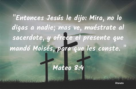 La Biblia Mateo 8 4