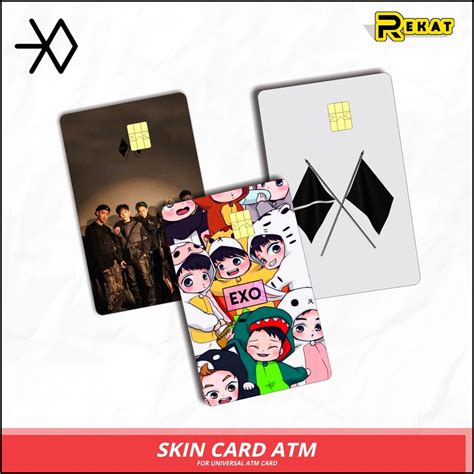 Jual Sticker Pelindung Kartu Skin Card Atm Sim Ktp E Money Stiker Motif