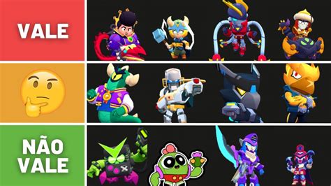 As Melhores Skins Lend Rias Gemas Do Brawl Stars Tier List