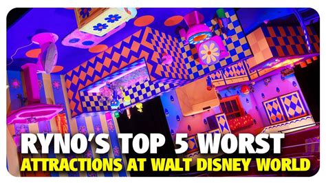 Ryno S TOP 5 WORST Walt Disney World Attractions Best And Worst 09