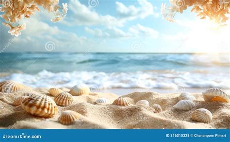 She Sells Seashells By The Seashore Stock Illustration Illustration