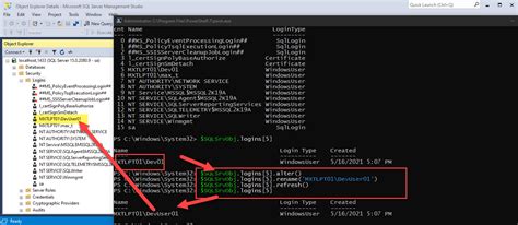 Powershell Working With Sql Logins Name Max Trinidad The Powershell Front