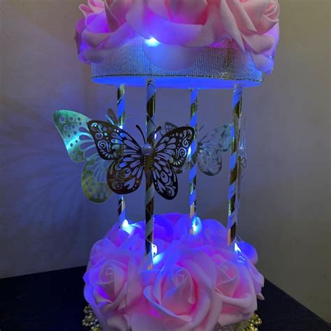 Butterflies Rose Gold Centerpiece Butterfly Birthday Sweet 16