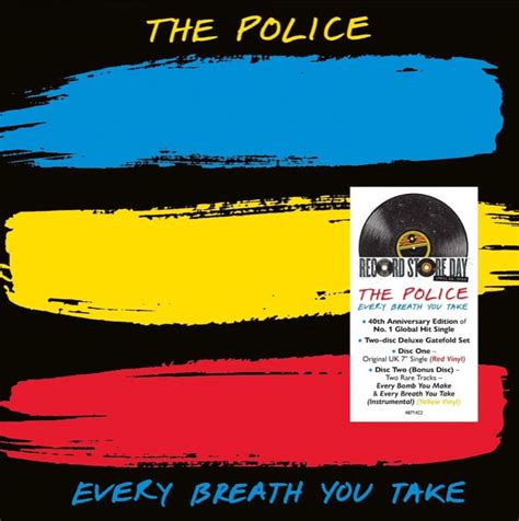 The Police Every Breath You Take Red And Yellow Vinyl Serendeepity