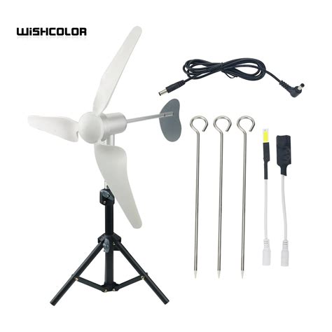 Wishcolor 50w 1 24v High End Micro Wind Generator Kit Portable Wind Turbine Generator For