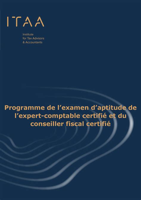 Cla Sta Fr Programme Examen D Aptitude Brochure V