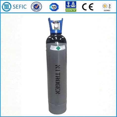 L High Pressure Seamless Steel Nitrogen Gas Cylinder En Iso