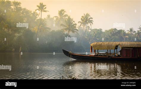 Boat house, Kerala Stock Photo - Alamy