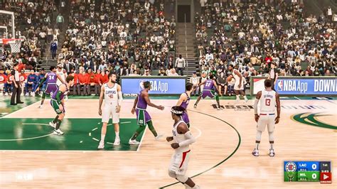 LA Clippers Vs Milwaukee Bucks 2 2 2023 NBA 2K23 Gameplay YouTube