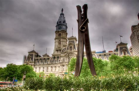 Claes Oldenburg_s Clothespin next to City Hall – Scott Baldwin via Wikimedia Commons – The Index