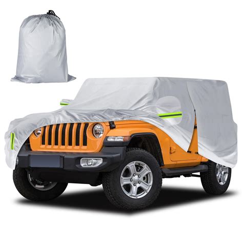 Waterproof Car Cover Custom Fit for Jeep Wrangler JK JL CJ YJ TJ 2 Door ...