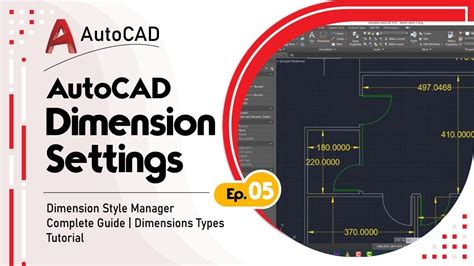 Autocad Dimensions Setting Dimension Style Manager Complete Guide