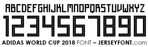 Adidas World Cup 2018 Font (ttf)