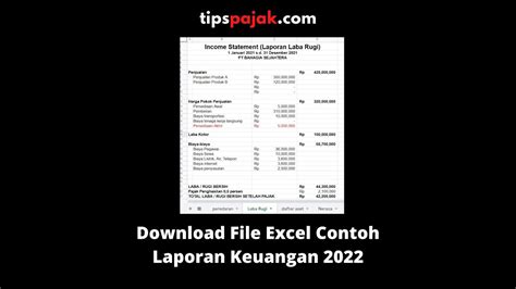 Cara Download File Excel Laporan Keuangan Untuk Spt Tahunan Badan Youtube