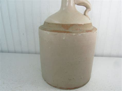 Antique Crock Whiskey Jug Salt Glaze Farmhouse Decor Etsy