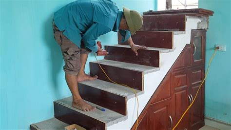 Woodworking Tips How To Build Wood Stairs Over Concrete Steps Youtube