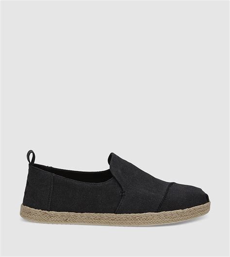 Buy Toms Deconstructed Alpargata Rope In Black 6thStreet Qatar